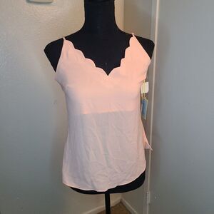 NWT‎ cece scalloped tank xs